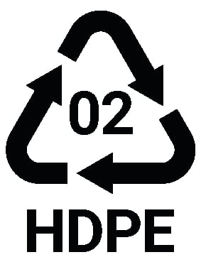 02 PE-HD-muovi merkki