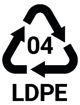 04 LDPE-muovi merkki