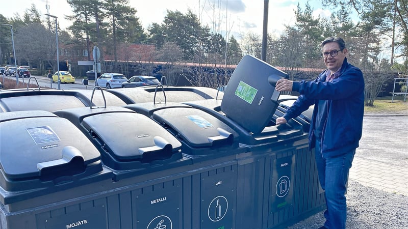 Uudet jätesäiliöt ovat olleet pidettyjä taloyhtiössä.