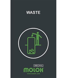 Waste type sign
