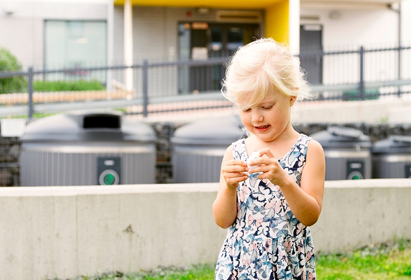 Less traffic in the yard