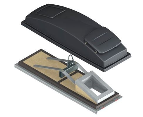 Fire-resistant lid 1/3