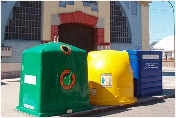 Tipos de contenedores de reciclaje que existen en España