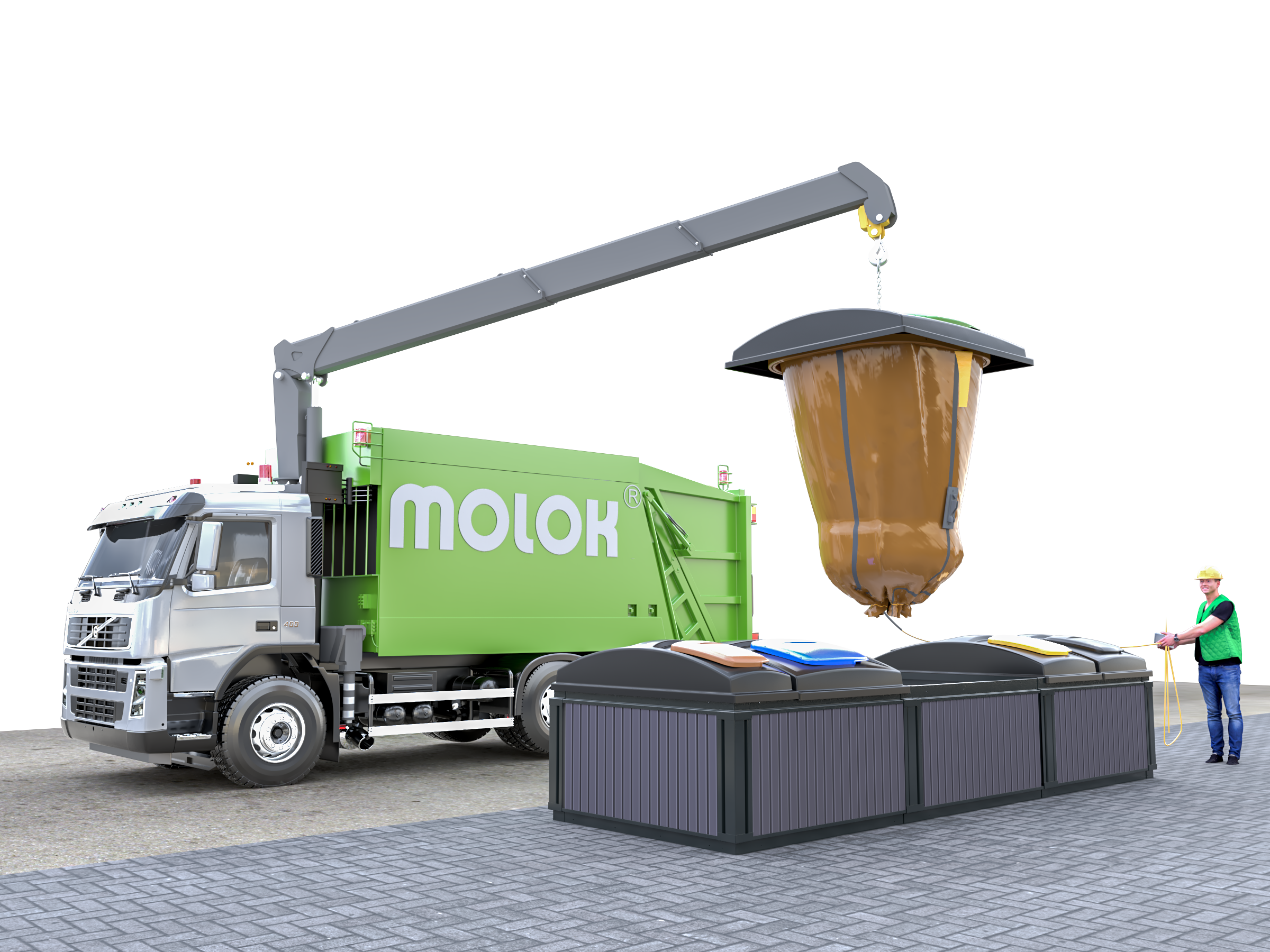 emptying_MolokDomino-lifting bag