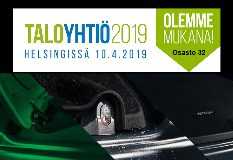 Olemme mukana Taloyhtiö 2019 -tapahtumassa 10.4.
